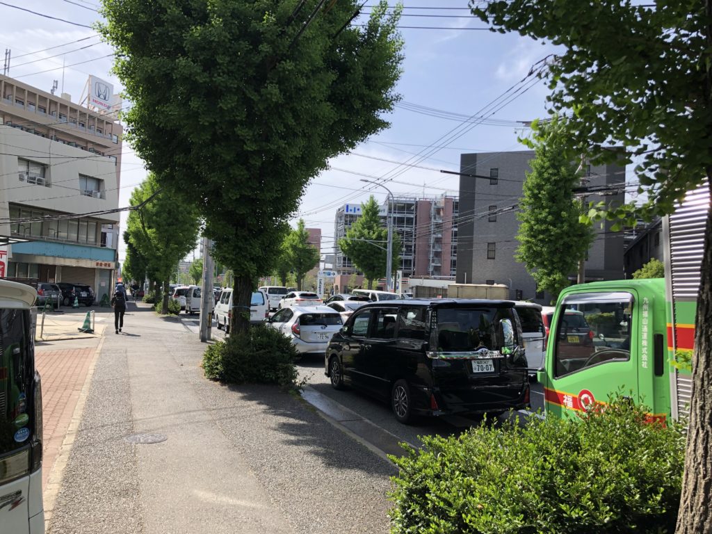 ららぽーと福岡-道路の混雑状況9時40分