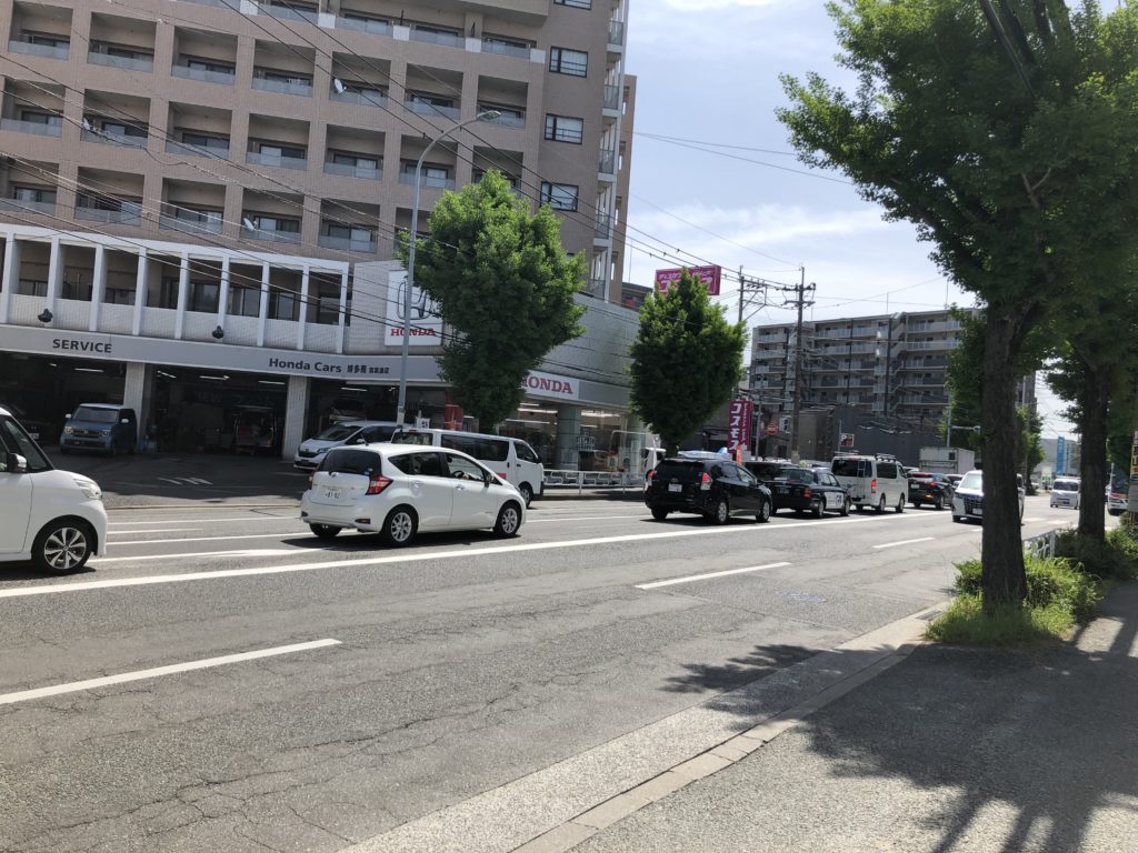 ららぽーと福岡-道路の混雑状況10時30分