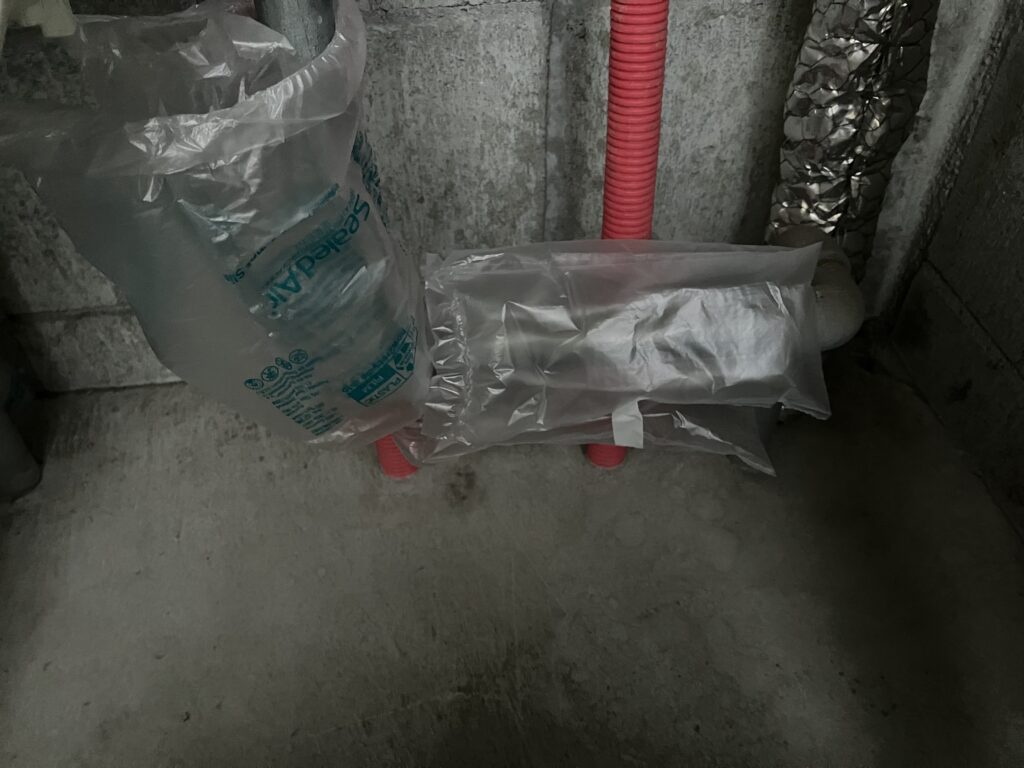 水道管-凍結予防-梱包材